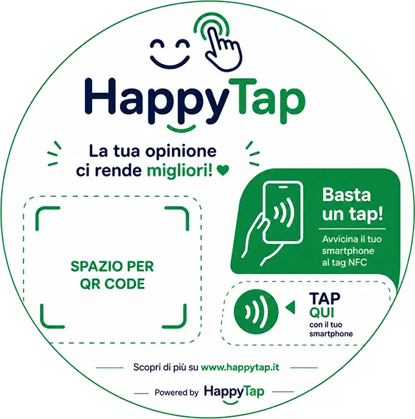 Tag NFC HappyTap tondo formato grande